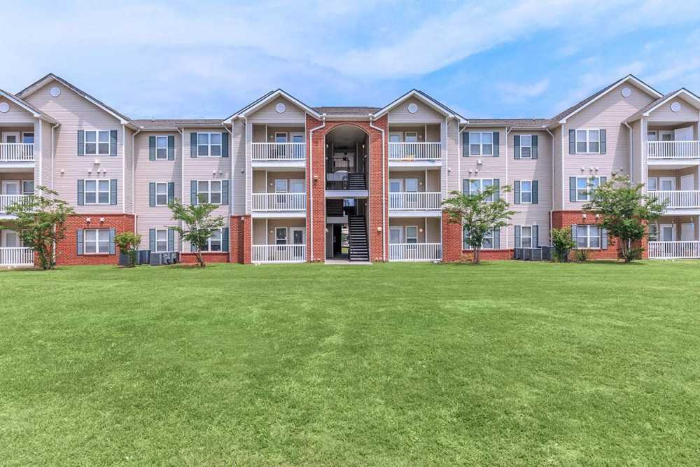 Front view of building at Sawgrass Park in Gulfport,Mississippi 