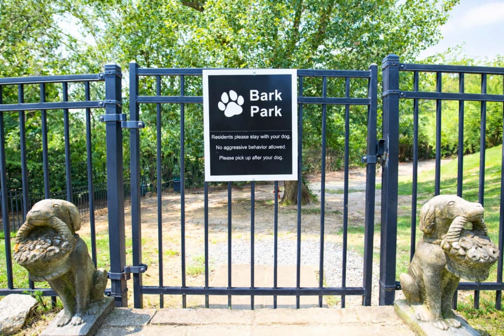 Dog park for residents and their pets at Ballantyne Commons of Augusta in Augusta, Georgia