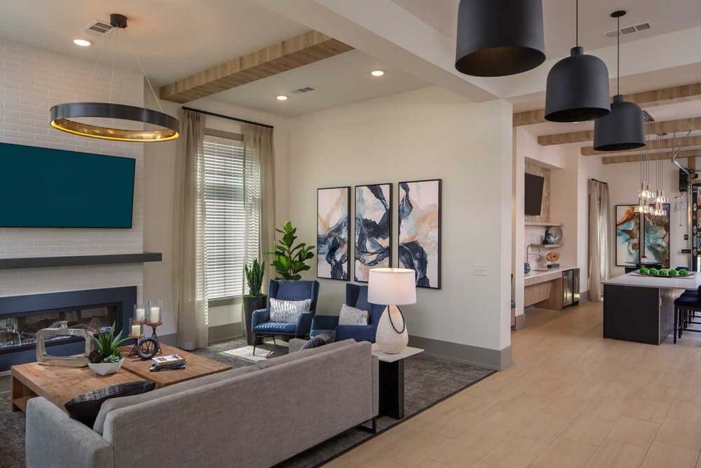 Spacious clubhouse at Arden at South Point Apartment Homes in McDonough, Georgia