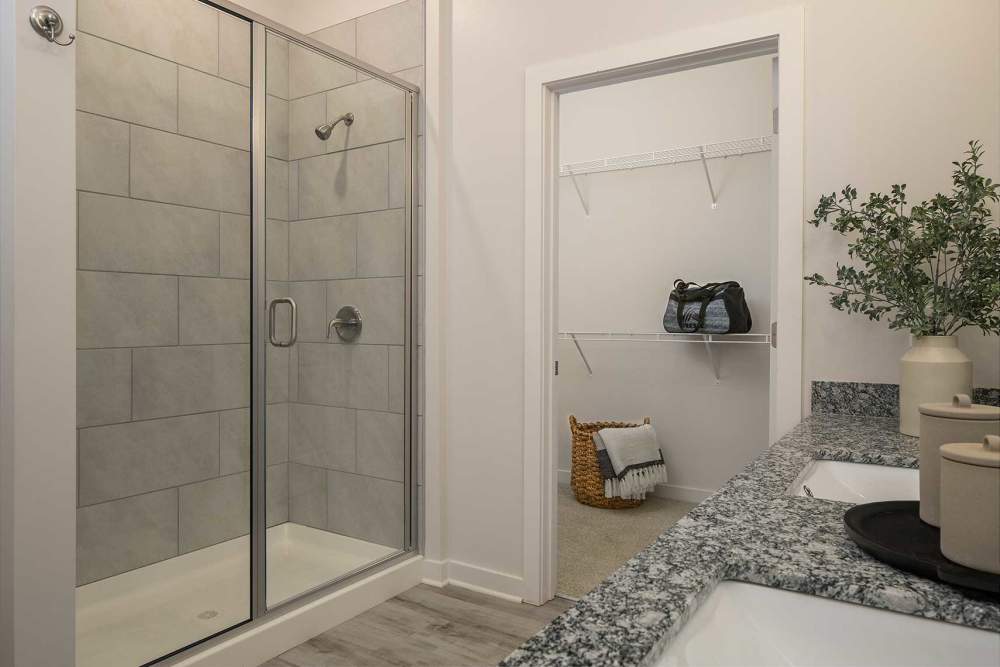 Bathroom at Arden at South Point Apartment Homes in McDonough, Georgia