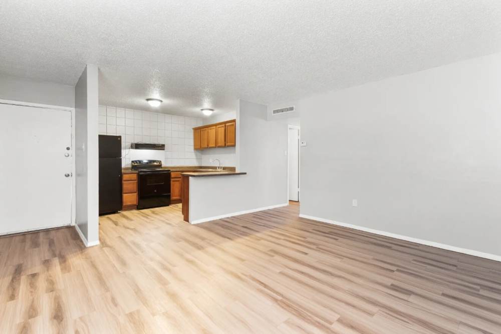 View of kitchen at Agave Courtyard in El Paso,Texas