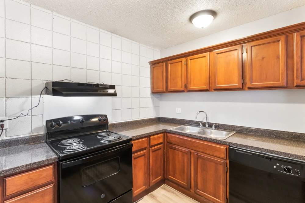 Kitchen at Agave Courtyard in El Paso,Texas