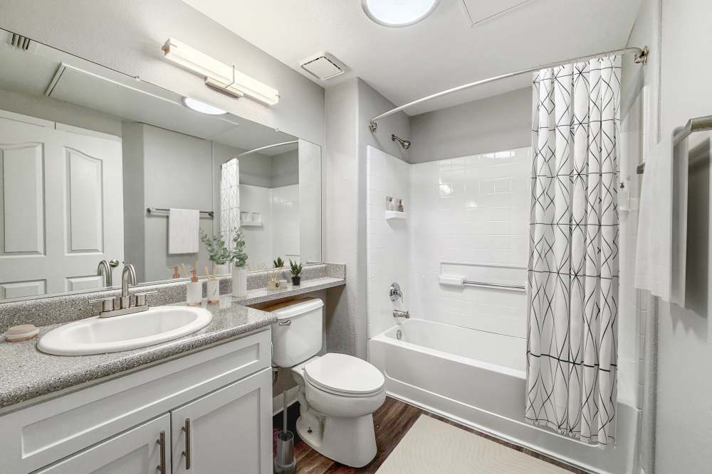 Bathroom at The Lofts in Sacramento, California