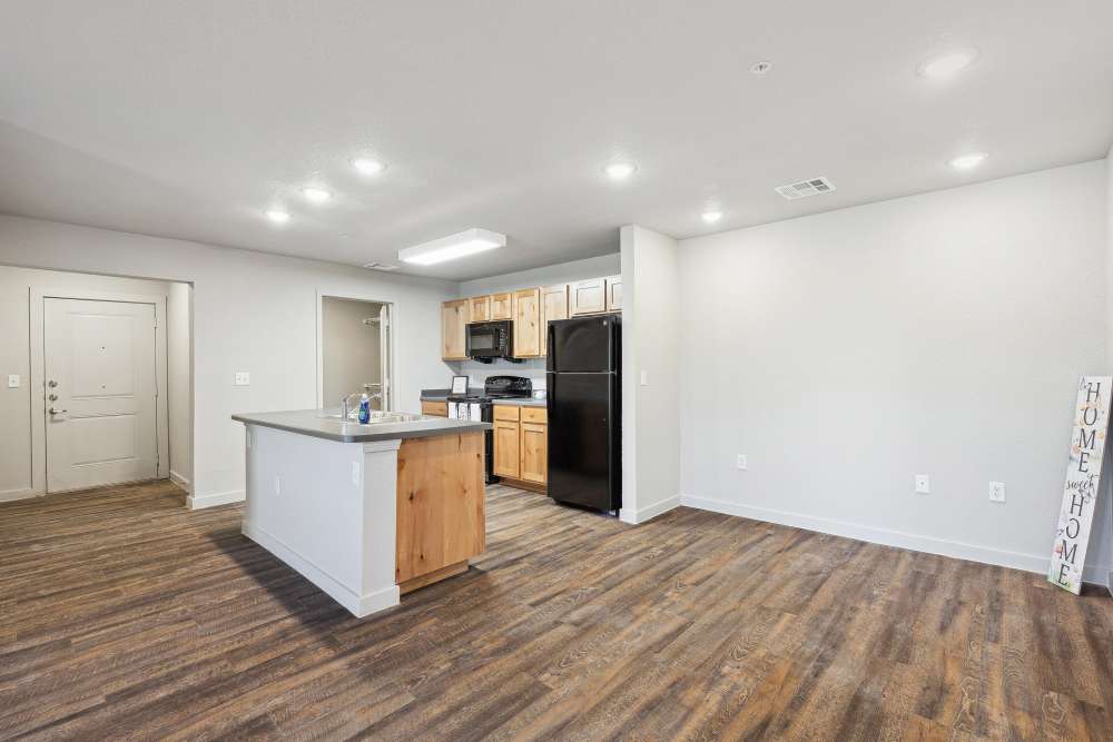 Kitchen at Amber Ridge in Angleton, Texas