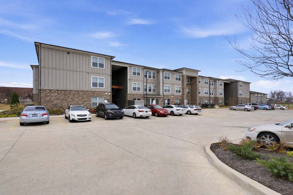 Exterior building at Flats At Mooreland in Springfield. TN
