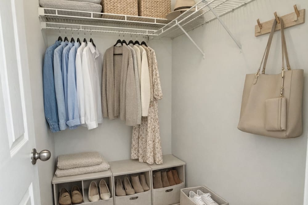 Oversized closet at Walden Creek in Greenville, South Carolina
