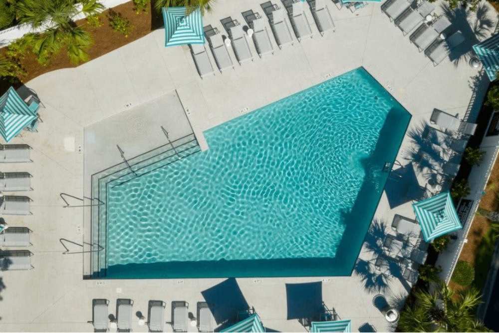 Rendering fitness center at The Lily in Charleston, South Carolina