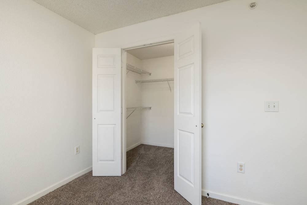 Walk-in closet at The Terraces At Copper Leaf in Nixa, Missouri