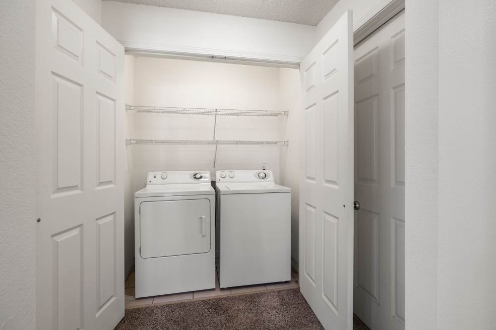 Washer and dryer at The Terraces At Copper Leaf in Nixa, Missouri