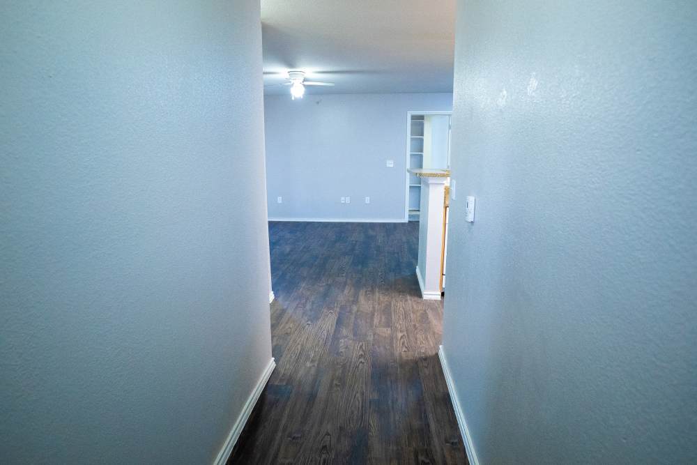 Hallway at Timber Village in Marshall, Texas