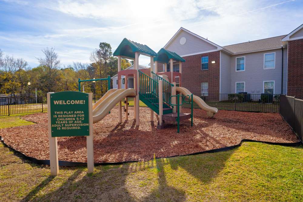 Playground at Timber Village in Marshall, Texas