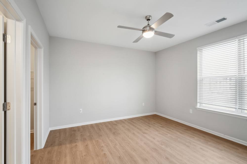 Bedroom in the apartment at Lone Oak Meadows in Louisville, Kentucky