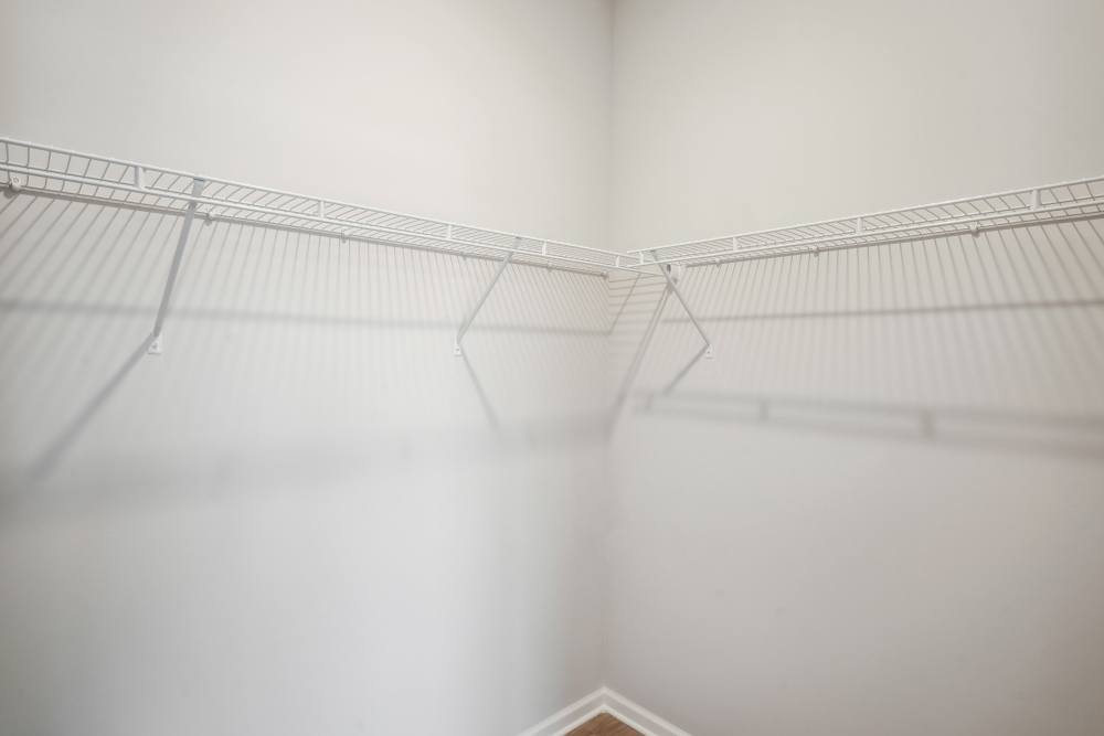 Spacious walk-in closet at Lone Oak Meadows in Louisville, Kentucky