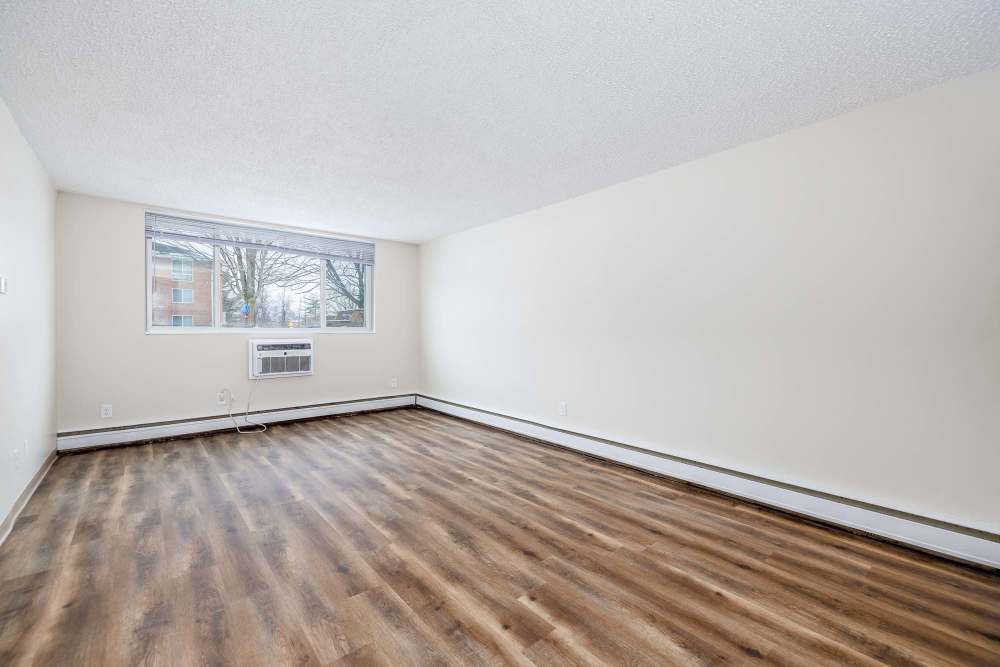 Spacious Empty Living Room at Webster Park in Webster, New York