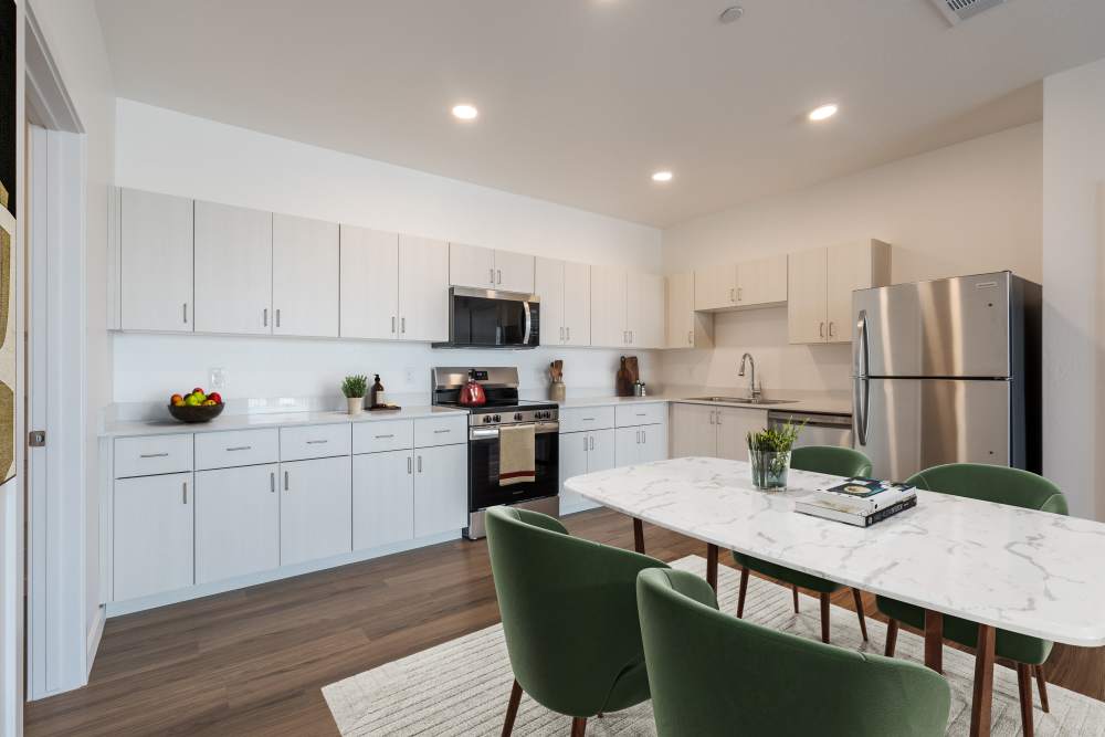 Kitchen area at Acacia at Youngtown in Youngtown, Arizona