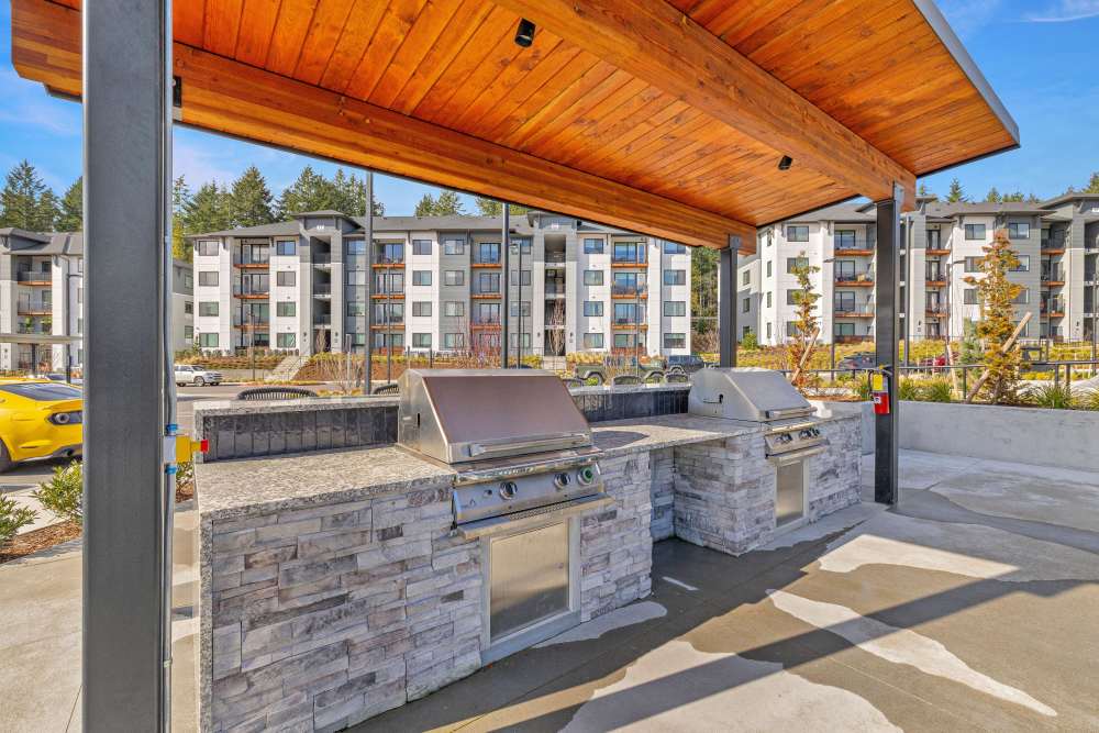 Poolside Covered BBQ at The Highlands at Silverdale in Silverdale, Washington