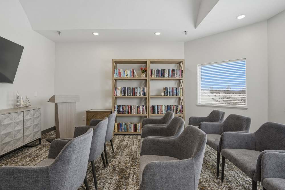 Entairtanent area at The Fairmont by Barclay House in Manassas, Virginia