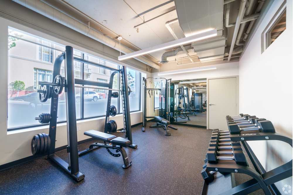 Private meeting room at K Street Flats in Berkeley, California