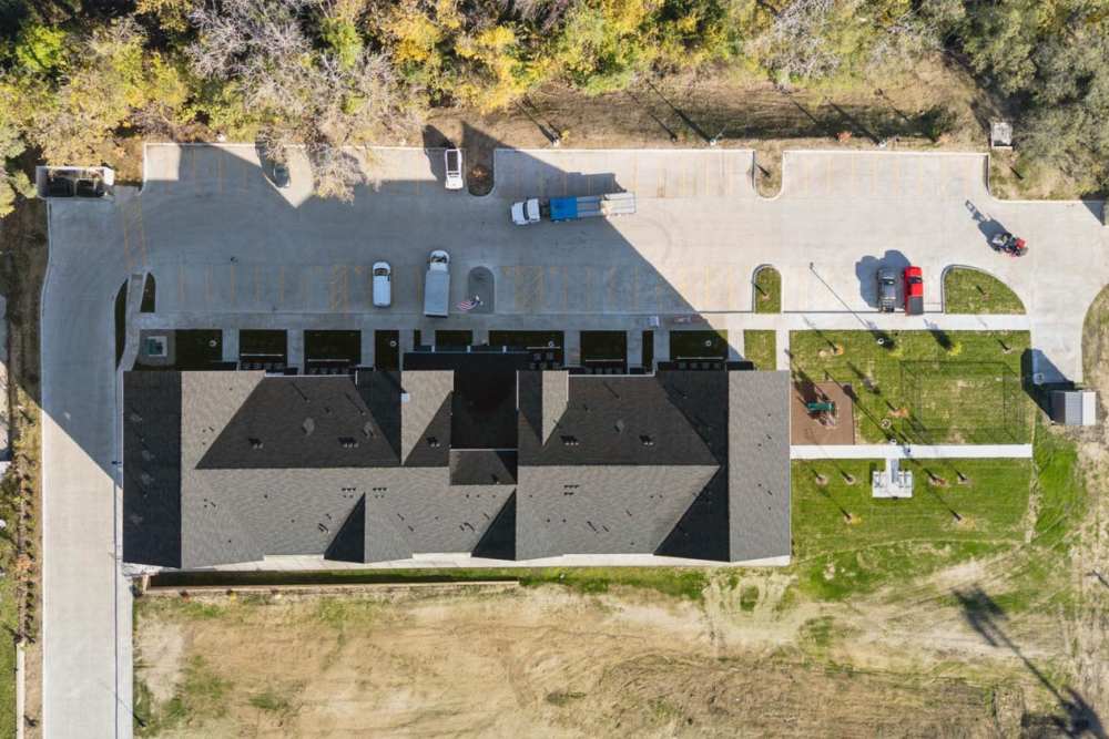 Top view of the property at Alley Landing in Des Moines,Iowa
