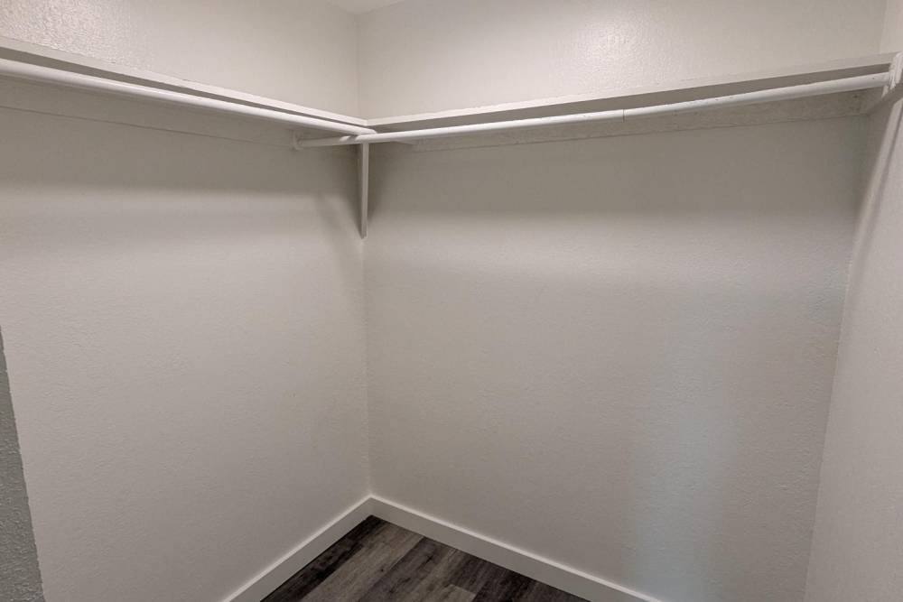 walk-in closet at The Landing on 9 in Norman, Oklahoma