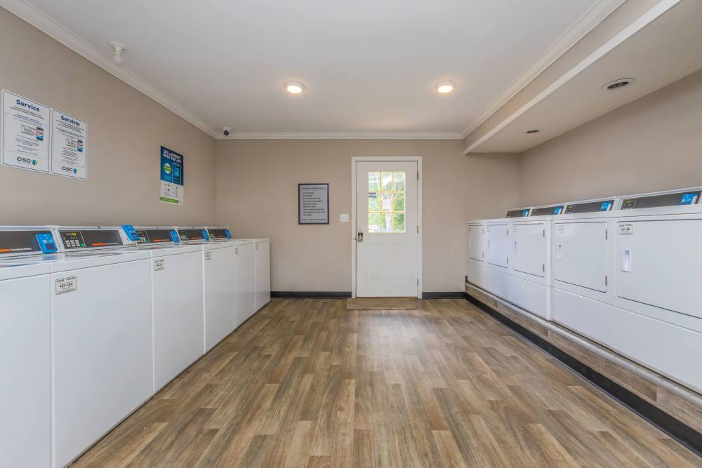 Community laundry facility at Bristol Square Apartments in Bristol, Tennessee