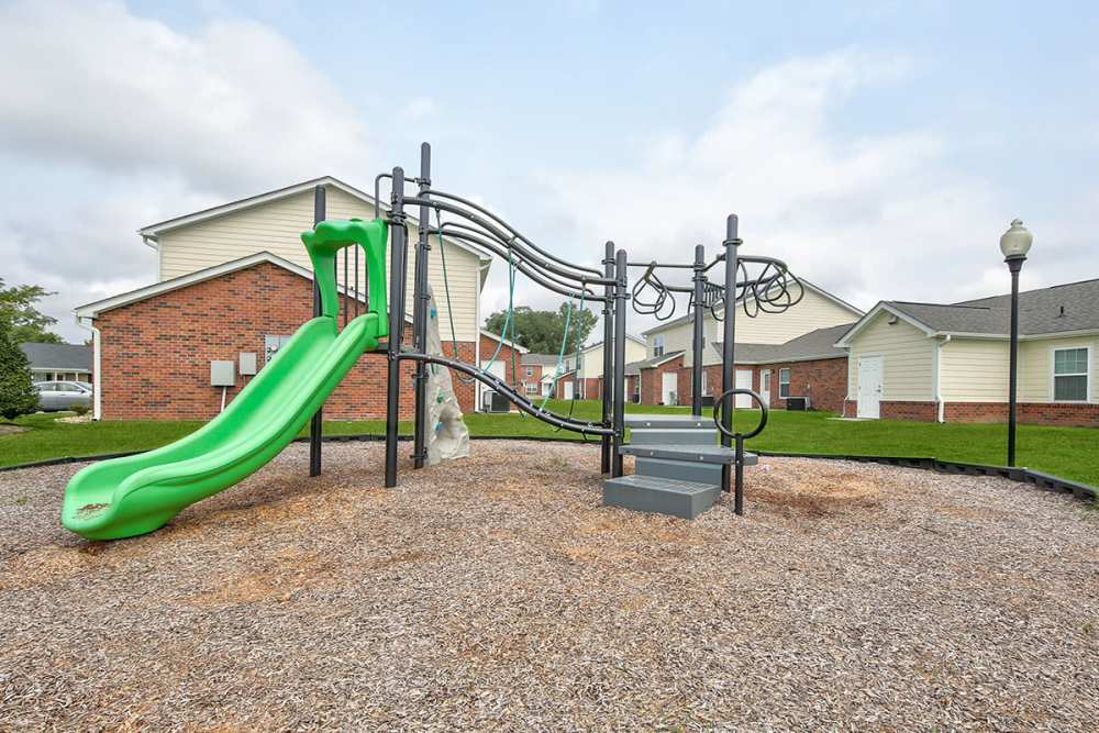 Playground with slide and climbing structure at Butler Crossing I in Kingstree, South Carolina