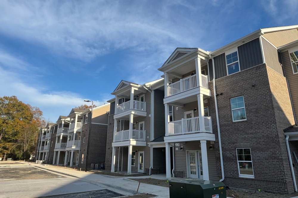 Exterior view of building at Talford Greene in Chester. SC