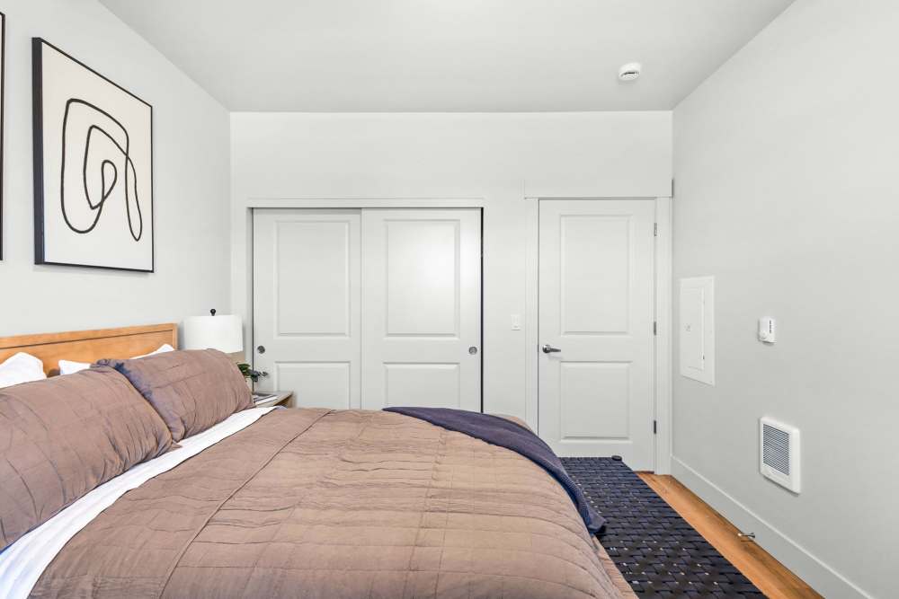 Bedroom with Massive Closet at The Heights at Happy Valley in Happy Valley, Oregon