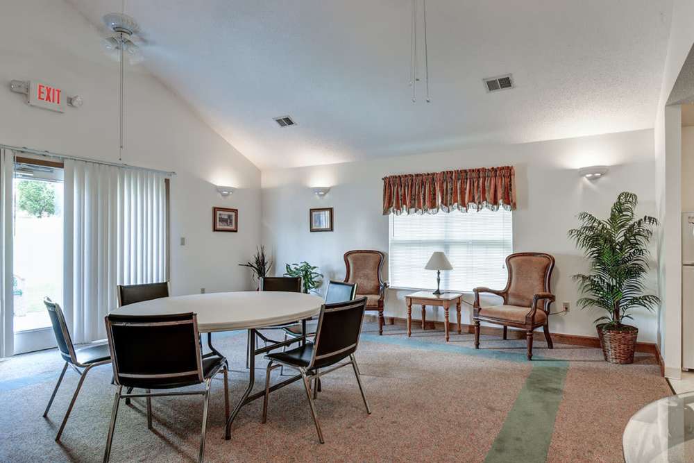 Community space at Oakmont Greene I in Mount Hope, West Virginia