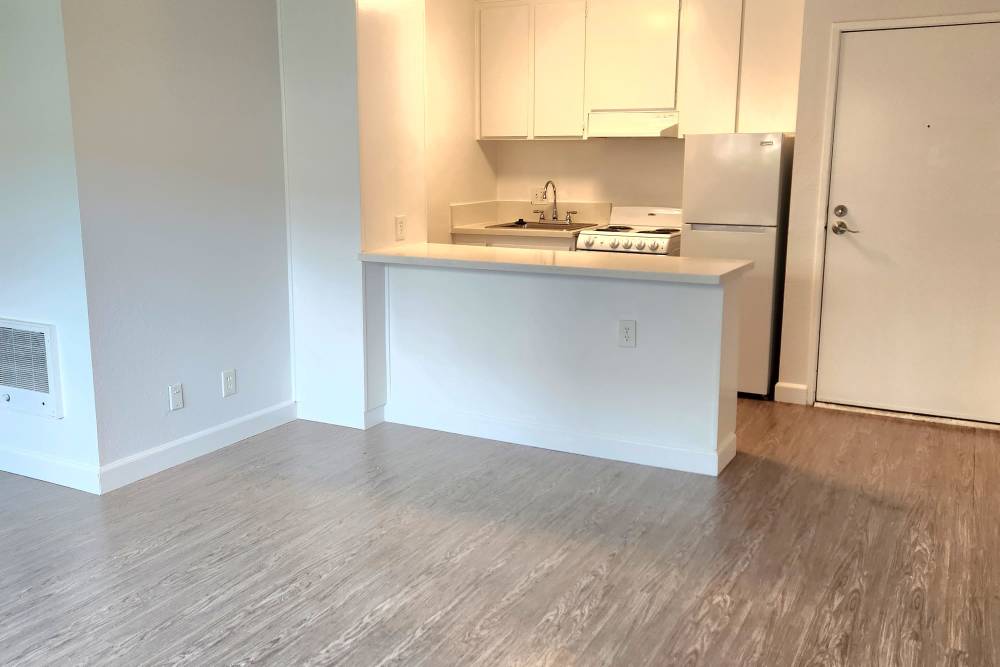 studio apartment spacious bedroom