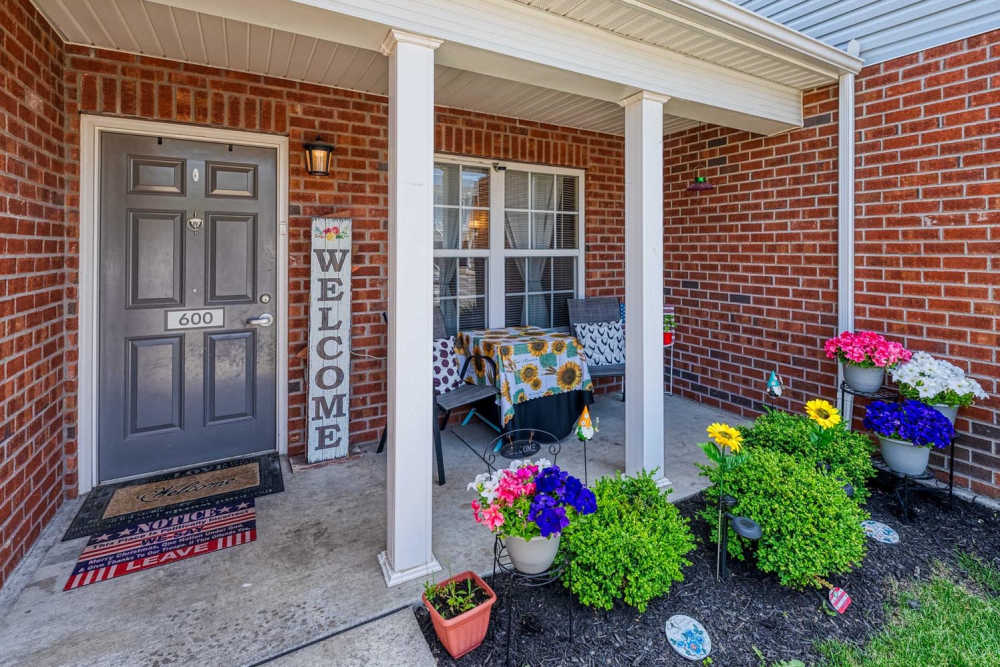 Apartment entrance at Labelle Greene II in Wheeling, West Virginia