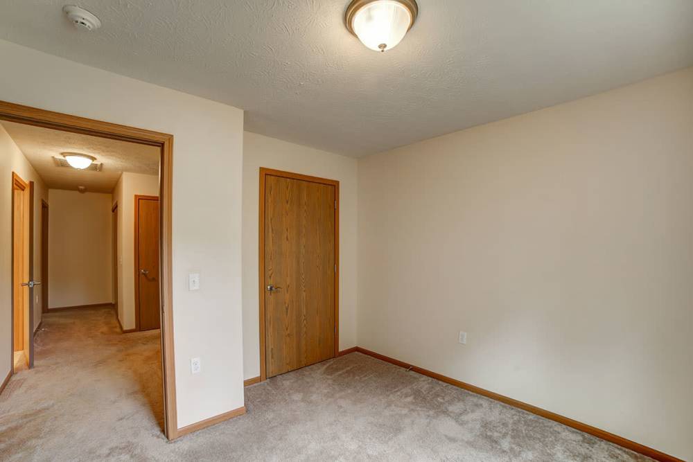 An unfurnished area in the apartment at Quaker Meadows in Hermitage, Pennsylvania