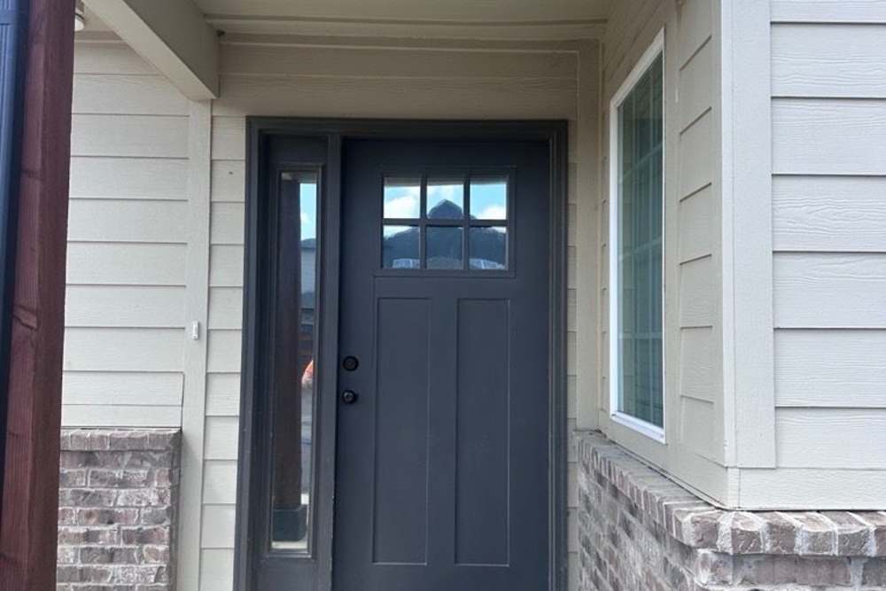 Building entrance at Villas at Stonebridge in Owasso, Oklahoma