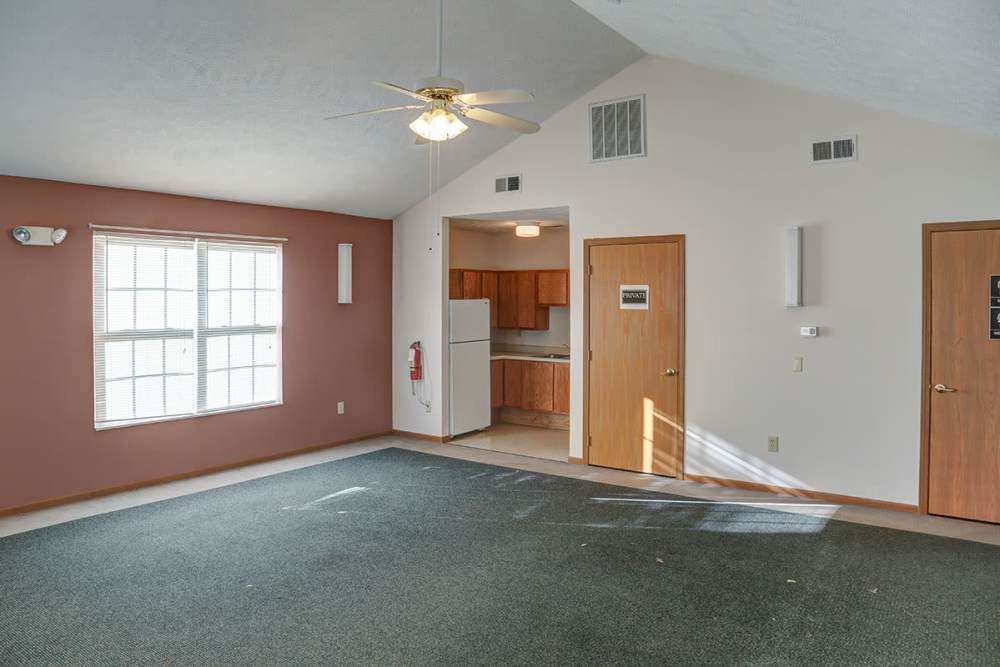 Clubhouse with air conditioning at Ivy Glen in Washington Court House, Ohio 