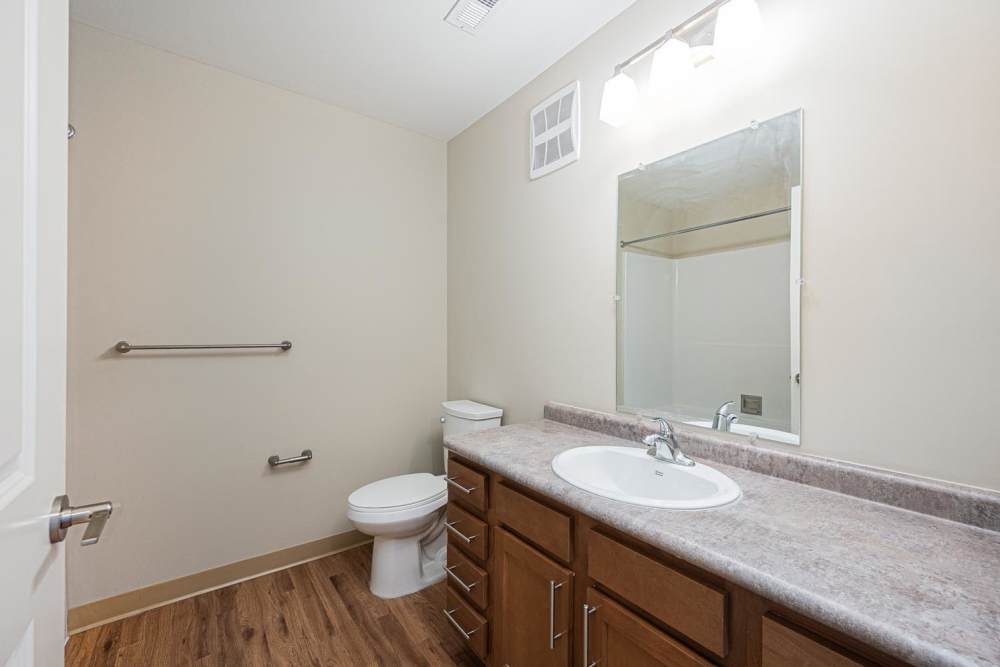 Spacious bathroom at Starling Yard in Columbus, Ohio