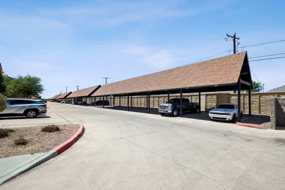 Covered carports at Blue Ridge in Midland, Texas