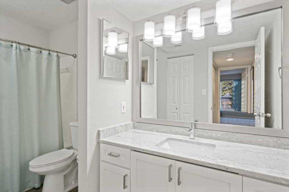 Bathroom at Andover at Crabtree in Raleigh, North Carolina