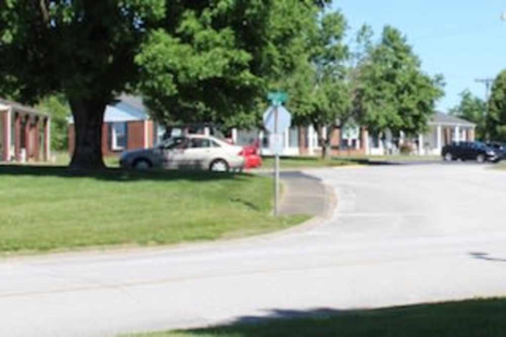 Path leading to the community at Lafayette Housing and Development Agency in Lafayette, Tennessee