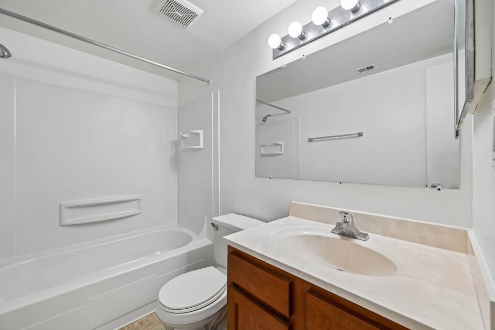 Bathroom with a bathtub at Columbia Landing in Columbia, Maryland 
