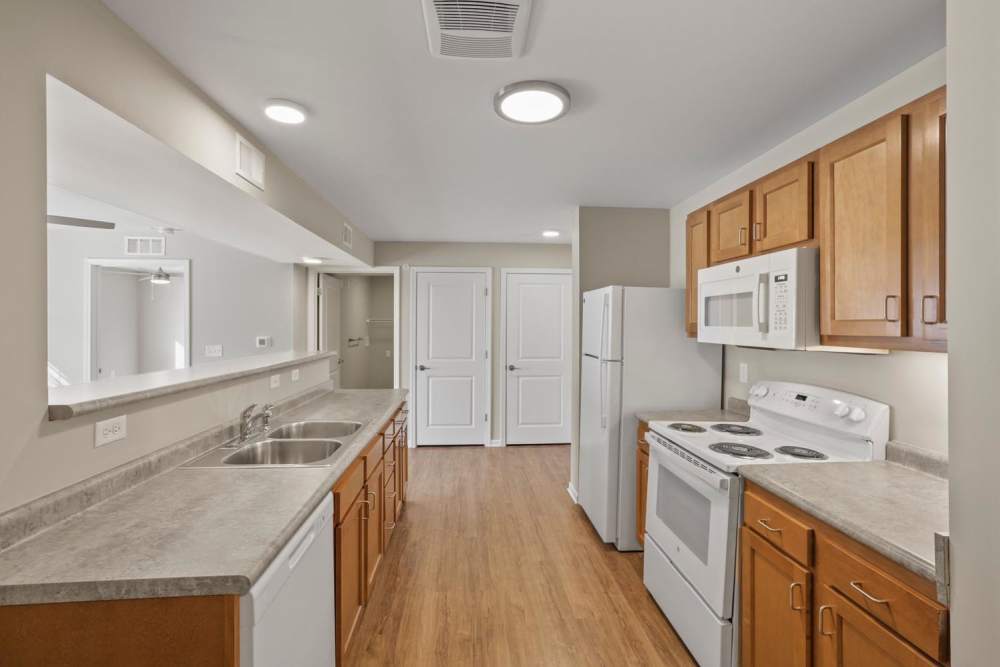Kitchen at Dunbury Greene in Columbus, Ohio 