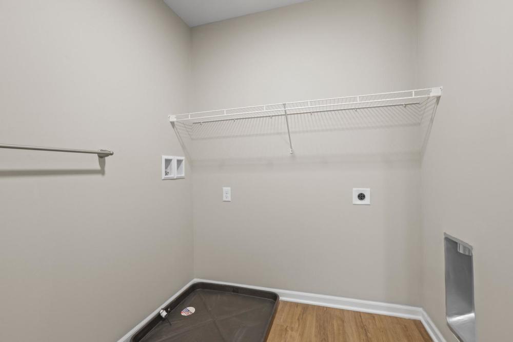 Bedroom with a walk-in closet at Dunbury Greene in Columbus, Ohio 