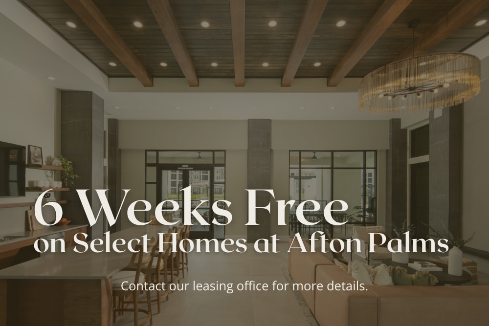 6 Weeks Free at Afton Palms in Sanford, Florida
