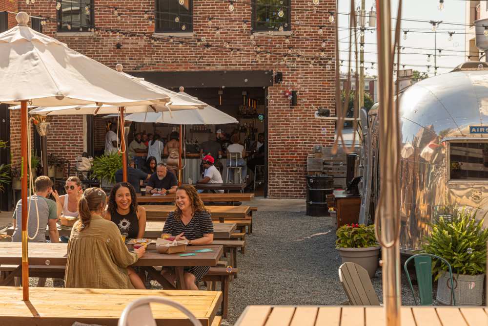 Outside Maker's Alley near The Residences at Rodney Square in Wilmington, Delaware