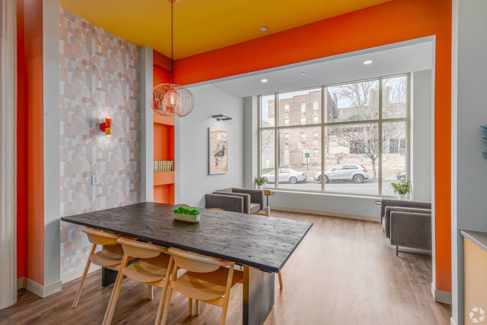 Lounge area at Lincoln Square in Wilmington, Delaware
