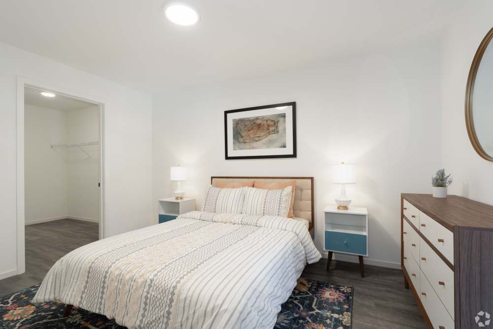 Bedroom in a home at The Cooper in Wilmington, Delaware