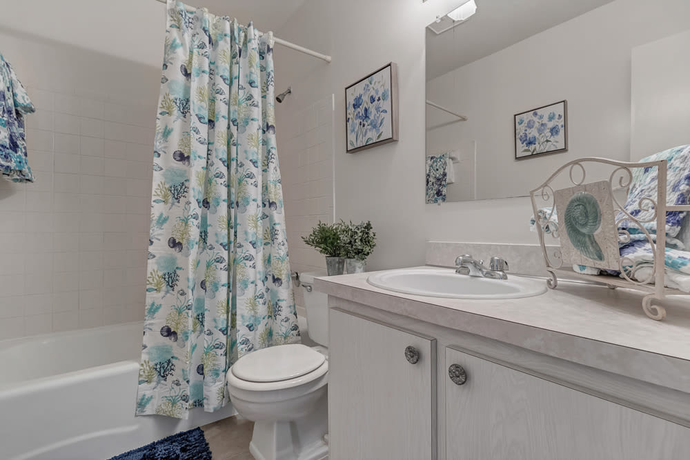 Bathroom with a bathtub at Carlton Arms Of St. Petersburg in St Petersburg, Florida 