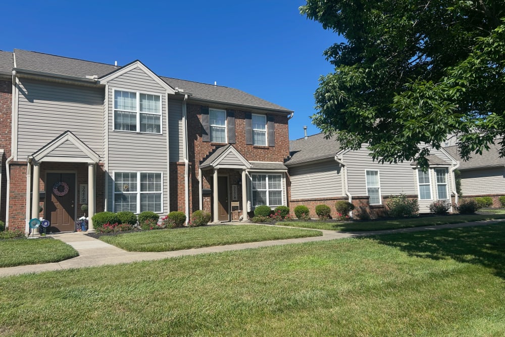 Property exterior at Whispering Wind Apartments & Townhomes in Newtown, Ohio