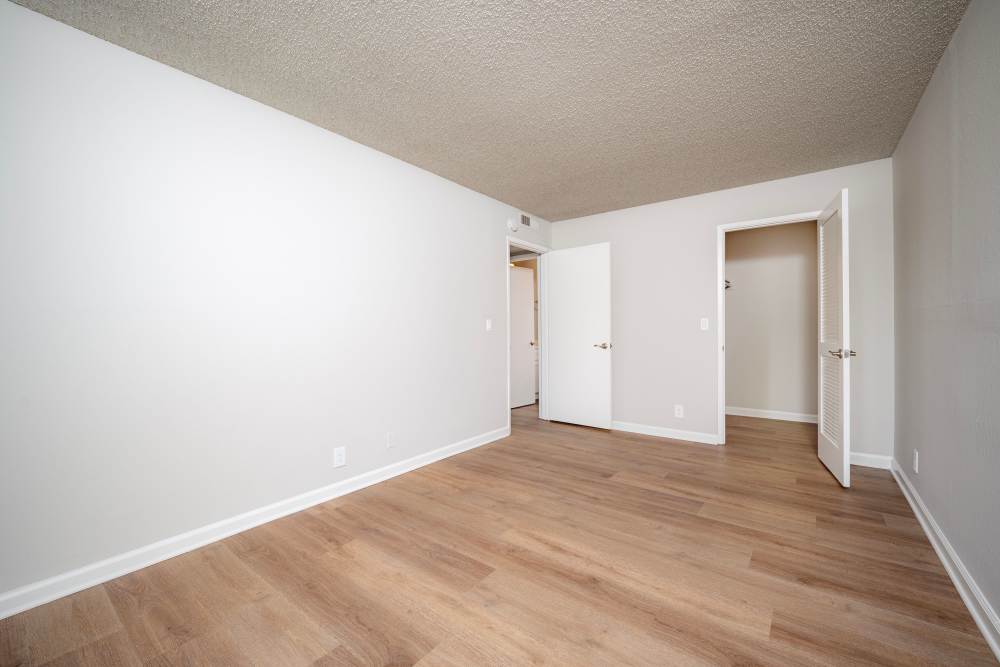 Large bedrooms with closets