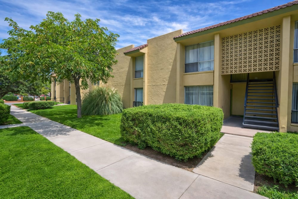Apartment building at Camino Real in El Paso. TX