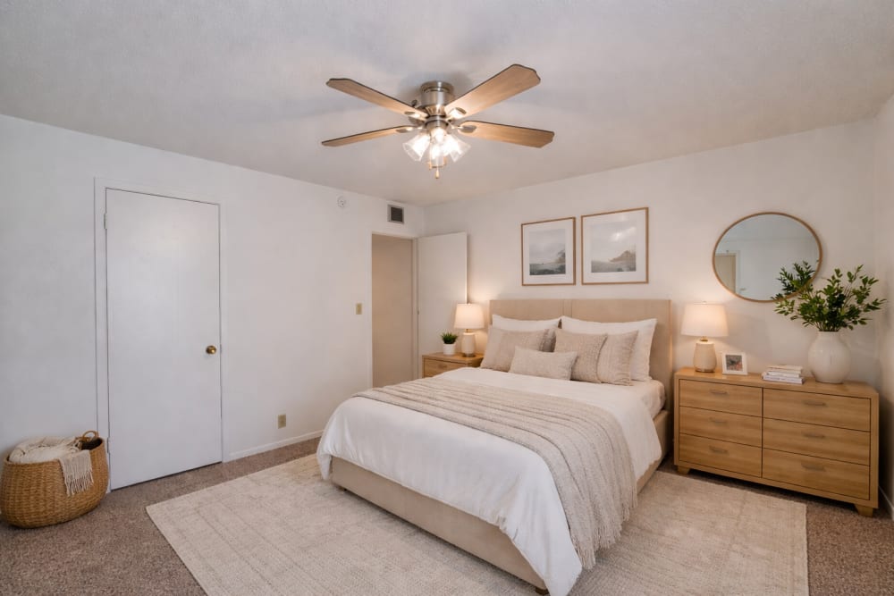 Bedroom at Camino Real in El Paso. TX